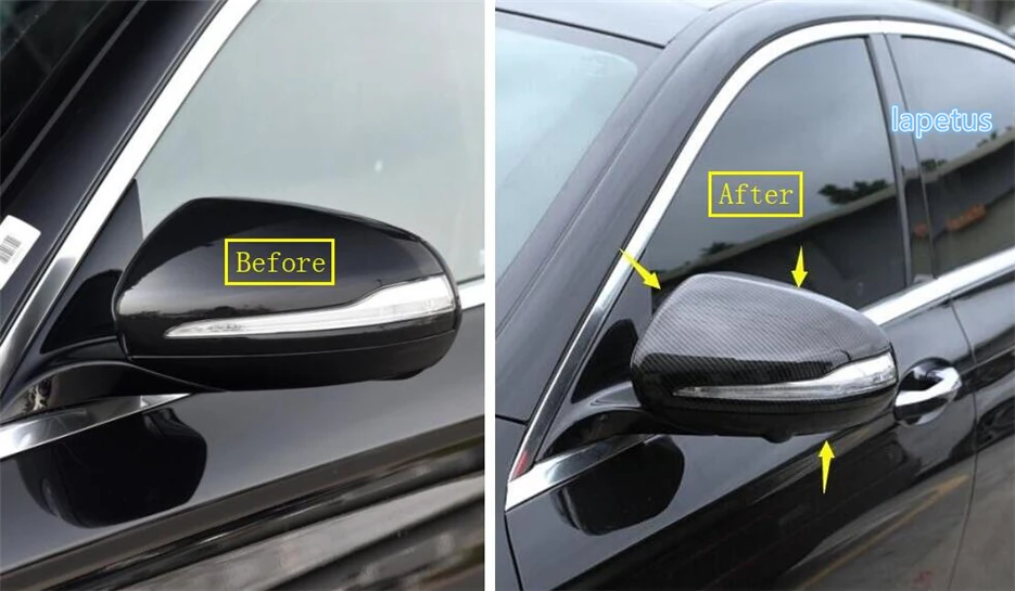 Lapetus Side Door Rearview Mirror Decoration Frame Cover Trim 2 Pcs Fit For Mercedes Benz C CLASS GLC 2014 2015 - 2019 ABS
Lapetus Side Door Rearview Mirror Decoration Frame Cover Trim 2 Pcs Fit For Mercedes Benz C CLASS GLC 2014 2015 - 2019 ABS