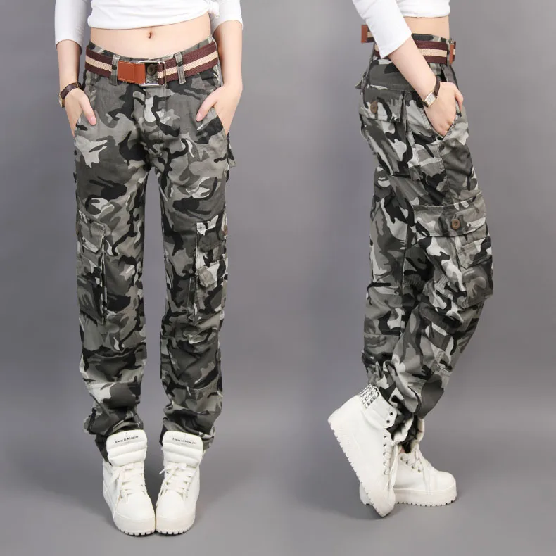 New Design Summer Camouflage Pants Women Fashion Casual Loose Cargo Pants Women Military
New Design Summer Camouflage Pants Women Fashion Casual Loose Cargo Pants Women Military
