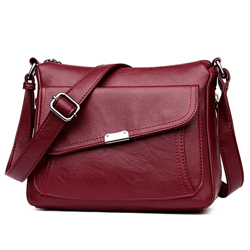 Female leather Messenger Bags Feminina Bolsa Leather Luxury Handbags Women Bags Designer Sac a Main Ladies Shoulder Bag
Female leather Messenger Bags Feminina Bolsa Leather Luxury Handbags Women Bags Designer Sac a Main Ladies Shoulder Bag