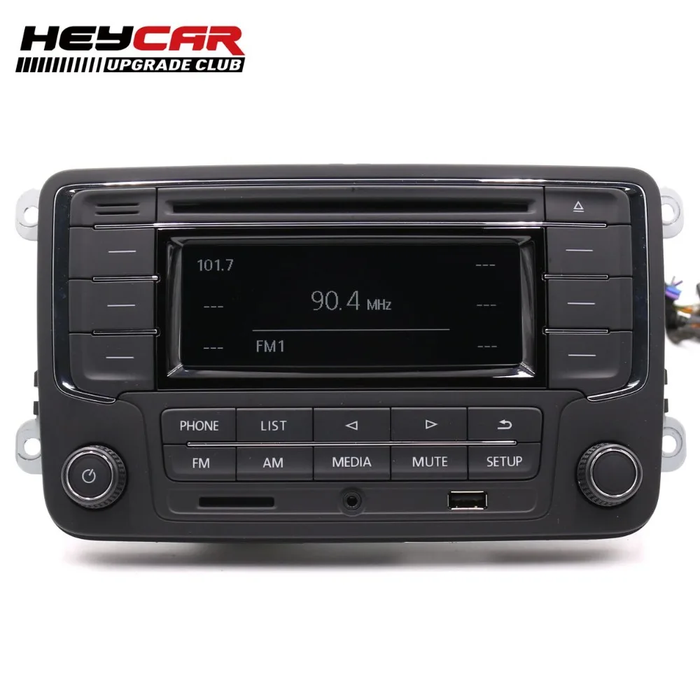 Подержанный RCN210 Bluetooth MP3 USB плеер CD радио для VW Golf 5 6 Jetta Mk5 MK6 Passat B6 CC B7 56D 035 185