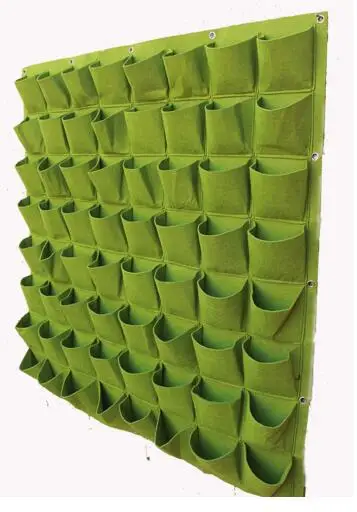 100*100cm 64 pockets Wall hanging planting bag plant three-dimensional green plant wall balcony planting bag flowerpot stereo
100*100cm 64 pockets Wall hanging planting bag plant three-dimensional green plant wall balcony planting bag flowerpot stereo