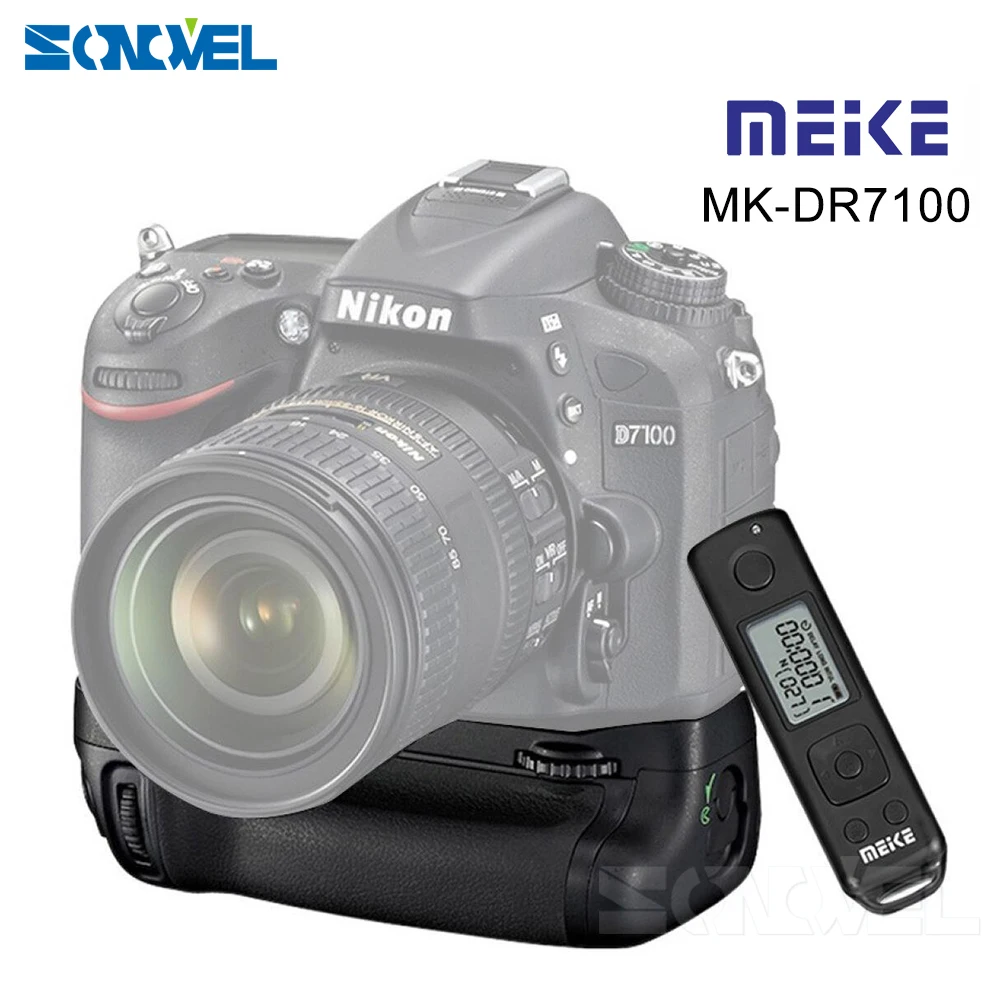 New Meike MK-DR7100 Wireless Remote Control Muti-power Battery Grip Holder For Nikon D7100 D7200 DSLR as MB-D15 free shipping
New Meike MK-DR7100 Wireless Remote Control Muti-power Battery Grip Holder For Nikon D7100 D7200 DSLR as MB-D15 free shipping