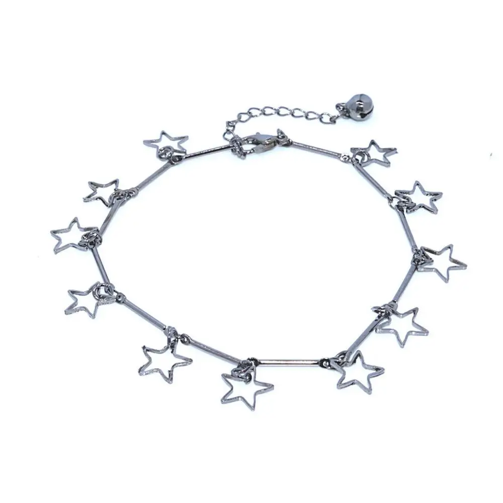 Simple New Beach Ladies Anklet Foot Accessories Metal Chain Trend Fashion Hollow Stars Bare Chain Female
Simple New Beach Ladies Anklet Foot Accessories Metal Chain Trend Fashion Hollow Stars Bare Chain Female