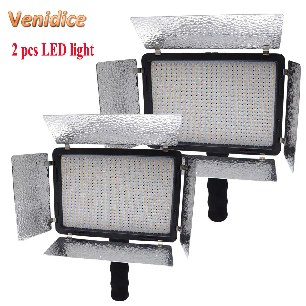 Mcoplus 2pcs 720A LED Video Light 720PCS Studio photography Lamp 3200K-5500K 4700LM for Canon Nikon Sony fujifilm DSLR Cameras
Mcoplus 2pcs 720A LED Video Light 720PCS Studio photography Lamp 3200K-5500K 4700LM for Canon Nikon Sony fujifilm DSLR Cameras