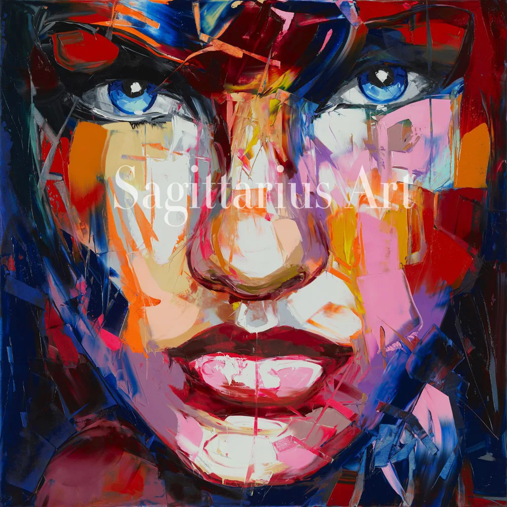 Hand Painted Art Francoise Nielly Designer Palette knife Color abstract Cool face Oil painting canvas Bedroom hallway Wall Decor
Hand Painted Art Francoise Nielly Designer Palette knife Color abstract Cool face Oil painting canvas Bedroom hallway Wall Decor