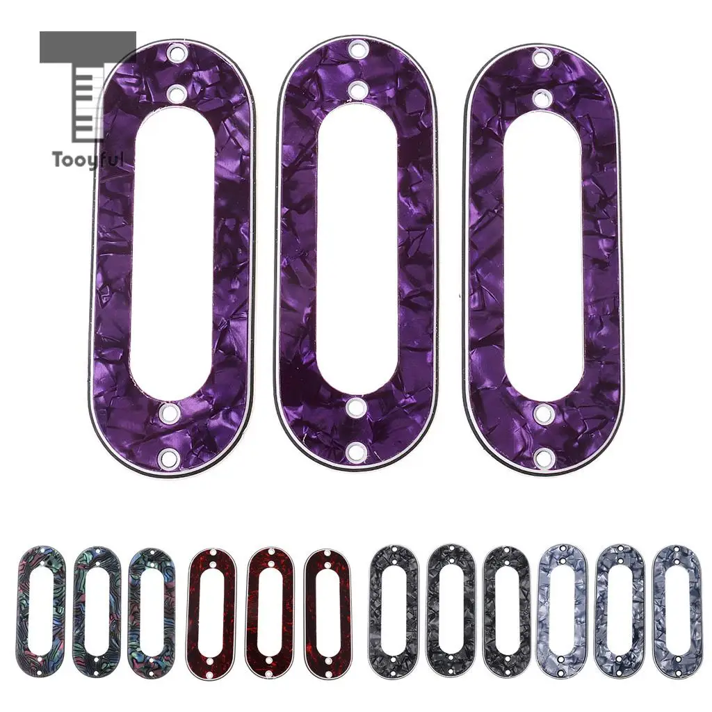 Tooyful 3 Pieces Guitar Single Coil Pickup Mounting Ring for Electric Guitar Parts Accessories
Tooyful 3 Pieces Guitar Single Coil Pickup Mounting Ring for Electric Guitar Parts Accessories