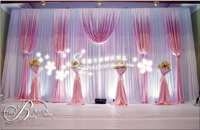 Ice Silk Elegant baby pink Wedding Backdrop 3m*6m Wedding Supplies Curtain wedding Decorations
Ice Silk Elegant baby pink Wedding Backdrop 3m*6m Wedding Supplies Curtain wedding Decorations