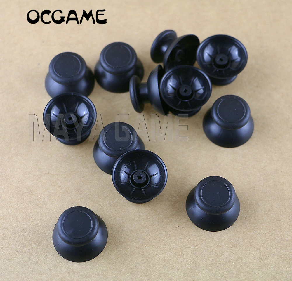 OCGAME 6 шт./лот черные аналоговые 3d колпачки для джойстиков с маленьким отверстием