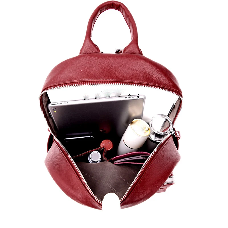 2019 Women Leather Backpacks High Quality Female Travel Shoulder Bag Sac a Dos School Bags For Girls Mochilas Vintage Bagpack
2019 Women Leather Backpacks High Quality Female Travel Shoulder Bag Sac a Dos School Bags For Girls Mochilas Vintage Bagpack
