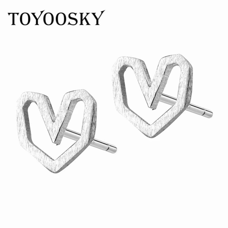 Женские маленькие серьги-гвоздики TOYOOSKY, из серебра 100% пробы, 7 х7 мм, с полым сердечком, с защитой от аллергии, 925 пробы
Женские маленькие серьги-гвоздики TOYOOSKY, из серебра 100% пробы, 7 х7 мм, с полым сердечком, с защитой от аллергии, 925 пробы