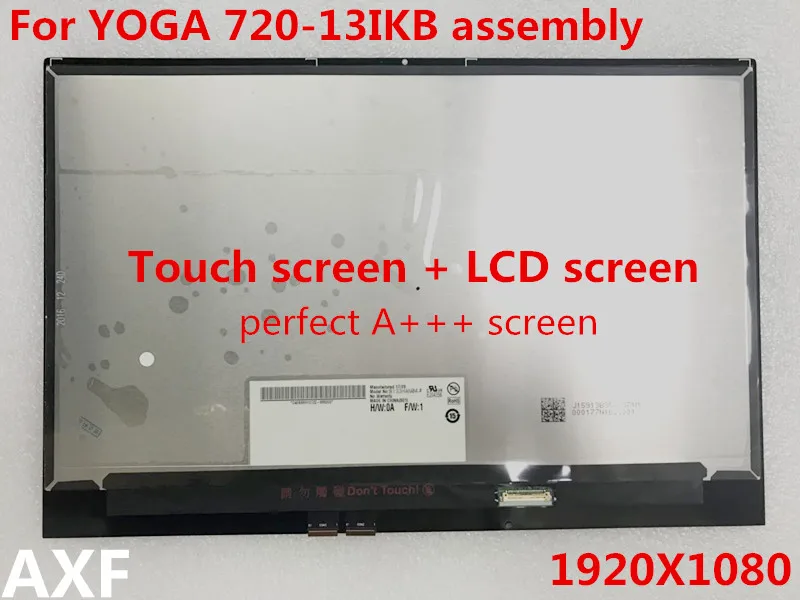 Экран в сборе LP133WF4 SPB1 B133HAN04.2, 720*720, для YOGA 720-13IKB YOGA 1920-13 1080
Экран в сборе LP133WF4 SPB1 B133HAN04.2, 720*720, для YOGA 720-13IKB YOGA 1920-13 1080