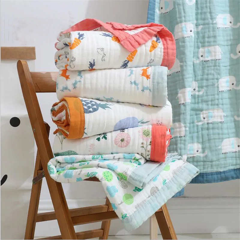 29 Style Baby Blanket Muslin Cotton 6 Layers Newborn Swaddling Autumn Baby Warp Swaddle Blanket Infant Bedding Receiving Blanket
29 Style Baby Blanket Muslin Cotton 6 Layers Newborn Swaddling Autumn Baby Warp Swaddle Blanket Infant Bedding Receiving Blanket