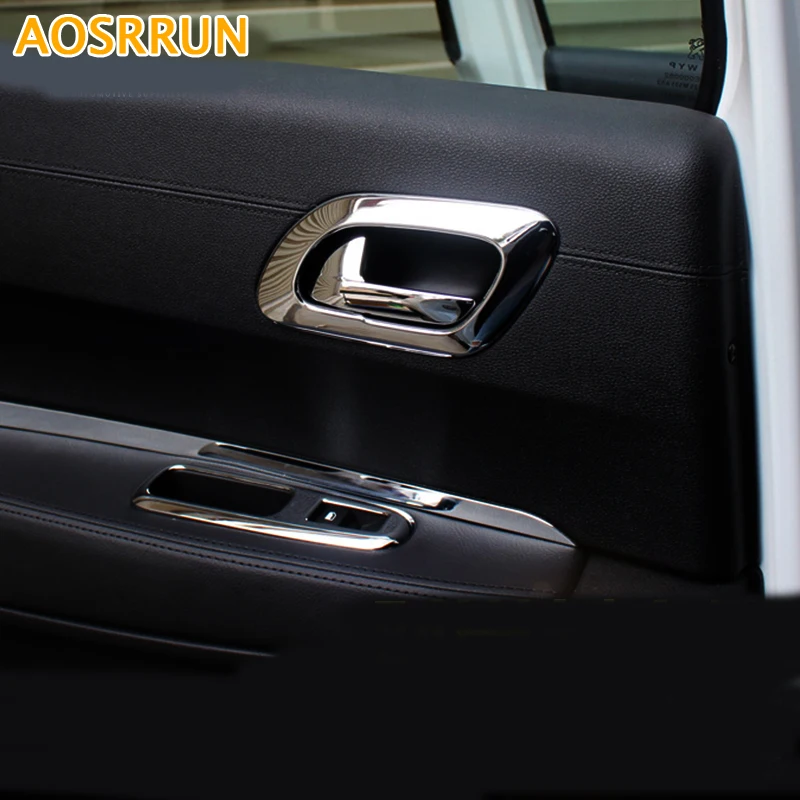 AOSRRUN Car Accessories ABS Chrome Trim Interior Handle Cover Decoration For Peugeot 3008 2012 2013 2014 2015
AOSRRUN Car Accessories ABS Chrome Trim Interior Handle Cover Decoration For Peugeot 3008 2012 2013 2014 2015