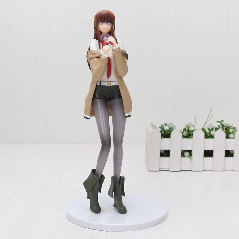 22 см Steins ворота Makise Kurisu лабораторный член 004 масштаб 1/8 окрашенная фигурка