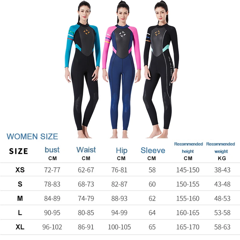 3MM Scuba Diving Suit Neoprene Surf Wetsuit Women Long Sleeve Swimwear Fishing Clothing Sport Swimsuits Jumpsuit Wetsuits
3MM Scuba Diving Suit Neoprene Surf Wetsuit Women Long Sleeve Swimwear Fishing Clothing Sport Swimsuits Jumpsuit Wetsuits