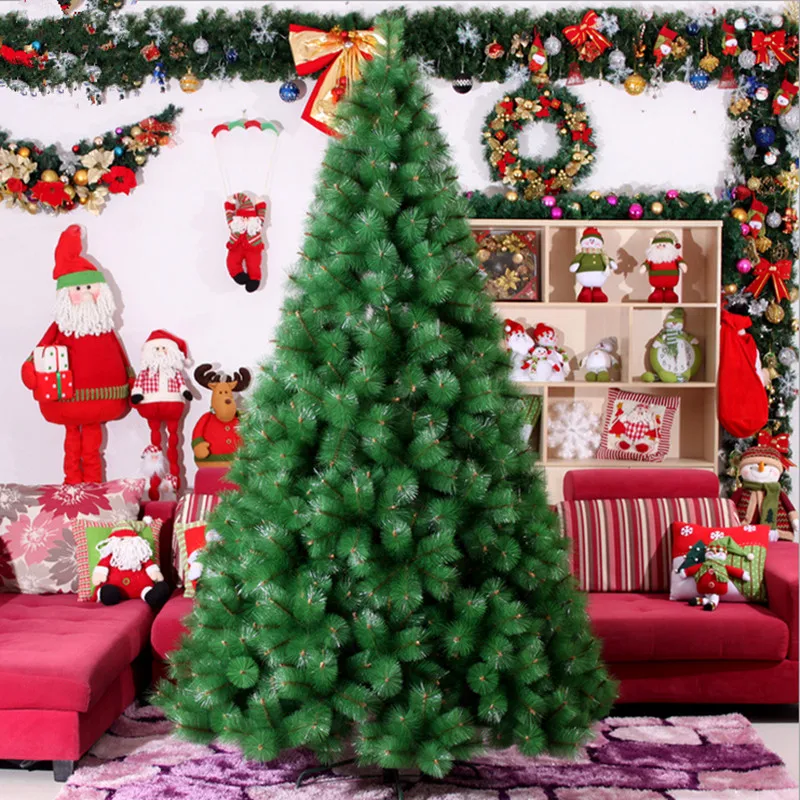 2.4 m / 240cm large high-grade Christmas tree pine needle pine needle tree PVC green dress material Christmas decoration
2.4 m / 240cm large high-grade Christmas tree pine needle pine needle tree PVC green dress material Christmas decoration