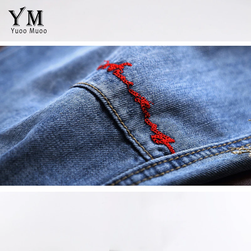 YuooMuoo 2019 Summer Jeans Woman Embroidery Skinny Jeans Streetwear Denim Harem Pants All Matched Female Trousers jean femme
YuooMuoo 2019 Summer Jeans Woman Embroidery Skinny Jeans Streetwear Denim Harem Pants All Matched Female Trousers jean femme