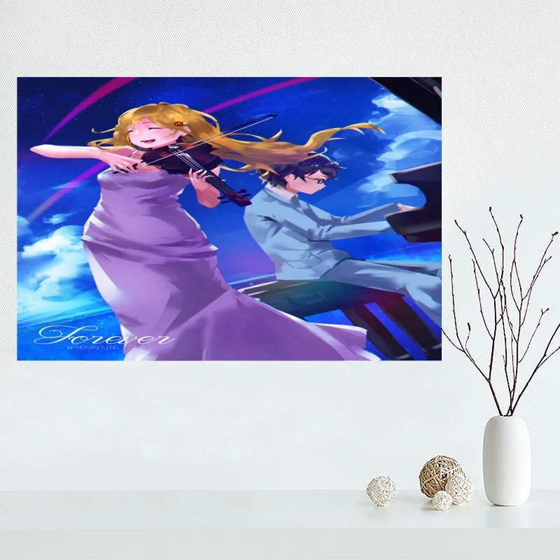 Nice Your Lie in April Poster Custom Canvas Poster Art Home Decoration Cloth Fabric Wall Poster Print Silk Fabric
Nice Your Lie in April Poster Custom Canvas Poster Art Home Decoration Cloth Fabric Wall Poster Print Silk Fabric