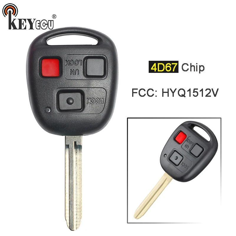 KEYECU 315 МГц 4D67 чип HYQ1512V замена 3 кнопки дистанционный ключ брелок для Toyota Land Cruiser FJ Cruiser 2003-2014 TOY43
KEYECU 315 МГц 4D67 чип HYQ1512V замена 3 кнопки дистанционный ключ брелок для Toyota Land Cruiser FJ Cruiser 2003-2014 TOY43