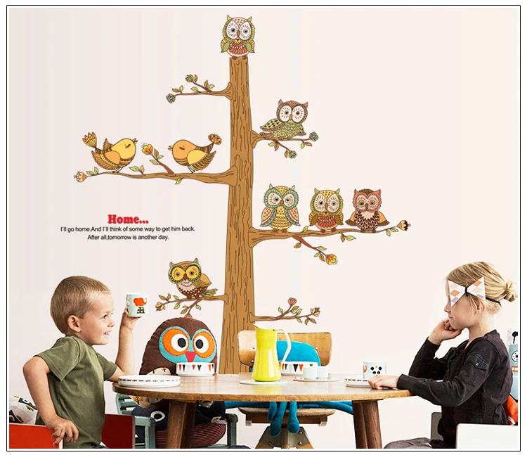 Children room background stickers three generations owls can remove the wall stickers Household adornment wall stickers
Children room background stickers three generations owls can remove the wall stickers Household adornment wall stickers