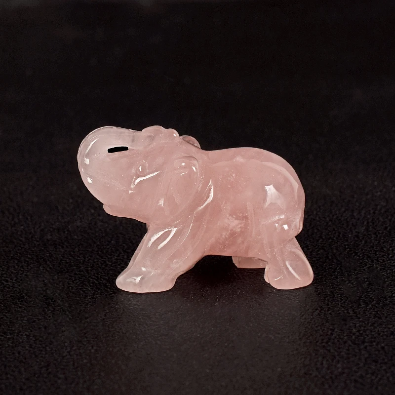 1.5 Inch hand craft stone Elephant Figurines Carved rose quartz Mini Animals Statue Decor Chakra Healing crystal mini ornament
1.5 Inch hand craft stone Elephant Figurines Carved rose quartz Mini Animals Statue Decor Chakra Healing crystal mini ornament