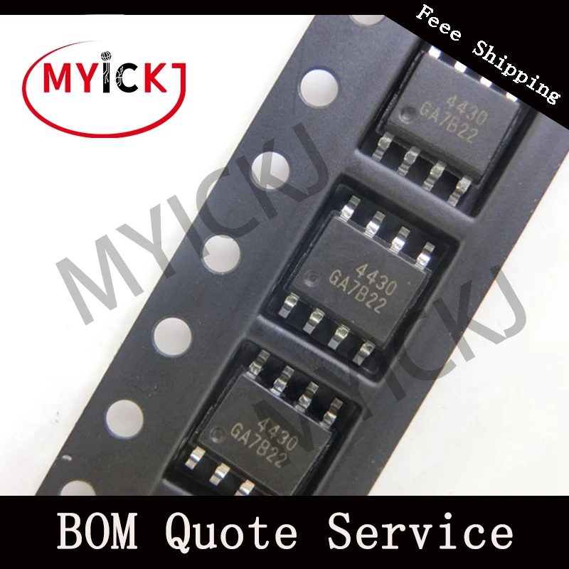 10 шт. AO4430 микросхема MOSFET N-CH 30 в 18A sop 8 4430 новый оригинальный | Лампы и освещение