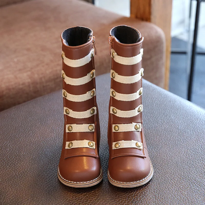 New Children Shoes Korean Girls Rivets Fashion Boots Tall Tube Boots Princess Shoes Baby Knight Boots Kids Riding Boots KS248
New Children Shoes Korean Girls Rivets Fashion Boots Tall Tube Boots Princess Shoes Baby Knight Boots Kids Riding Boots KS248