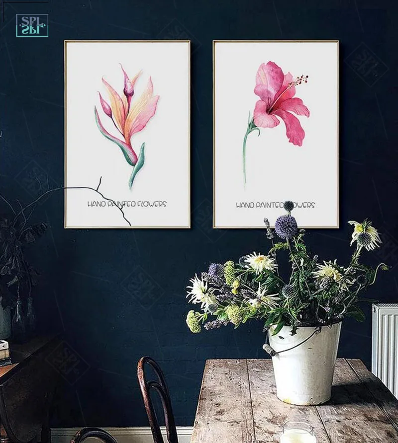 SPLSPL Nordic Watercolor Hand Drawn Plant Flower Wall Decoration Picture A4 Art Print Canvas Painting for Living Room Frameless
SPLSPL Nordic Watercolor Hand Drawn Plant Flower Wall Decoration Picture A4 Art Print Canvas Painting for Living Room Frameless