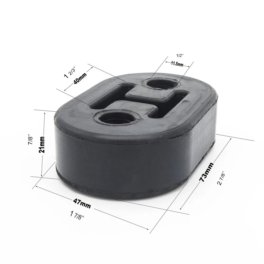 4 Pcs Rubber Holes Mount Exhaust Pipe Hanger Bracket Universal Insulator Automobiles Accessories Muffler Car Tail | Автомобили и