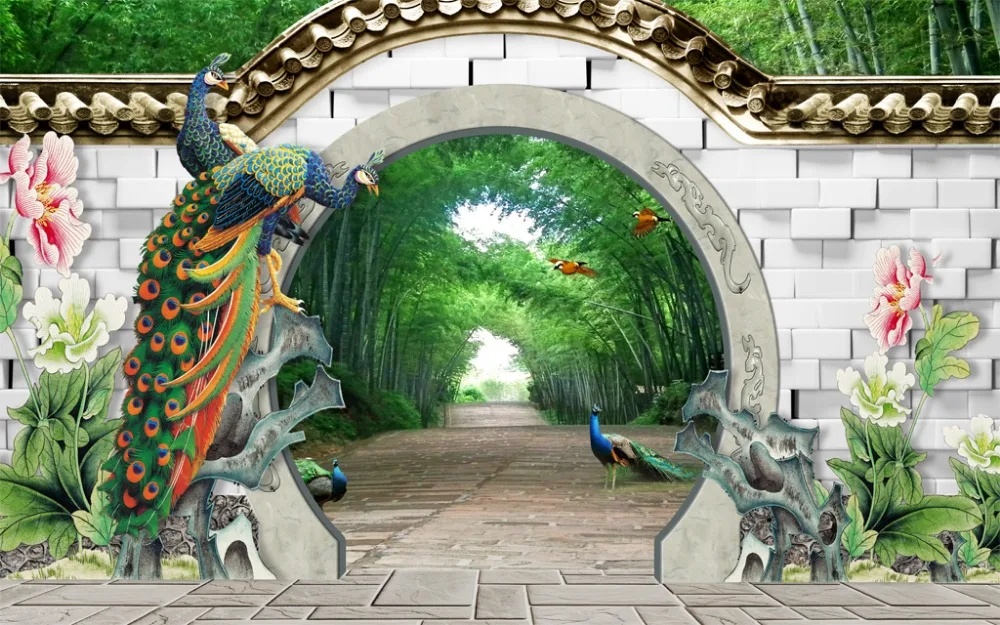 Custom 3D Chinese Curtains Modern Photo beautiful peacock nature landscape Blackout 3D Window Curtain For Living Room Bedroom
Custom 3D Chinese Curtains Modern Photo beautiful peacock nature landscape Blackout 3D Window Curtain For Living Room Bedroom