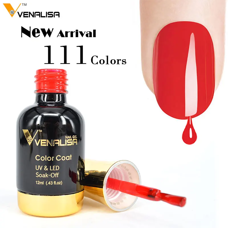Venalisa Gel Polish 111 Colors Vernish Nail Soak Off UV LED Pure Color Liquid Salon Long Lasting | Красота и здоровье
