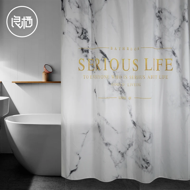 not in Marble Style Bathroom Polyester Shower Curtain Nordic Thicken High Quality Waterproof Hanging Curtain Home Decoration
not in Marble Style Bathroom Polyester Shower Curtain Nordic Thicken High Quality Waterproof Hanging Curtain Home Decoration