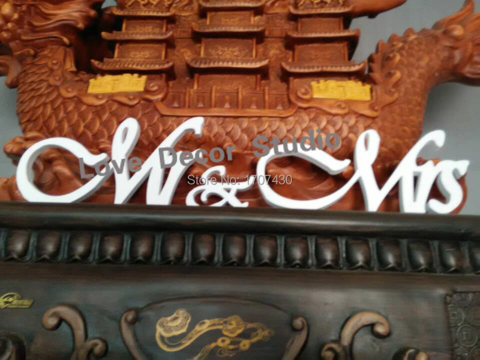 Mr. & Mrs. letters wedding table decoration, freestanding Mr and Mrs signs for sweetheart table
Mr. & Mrs. letters wedding table decoration, freestanding Mr and Mrs signs for sweetheart table