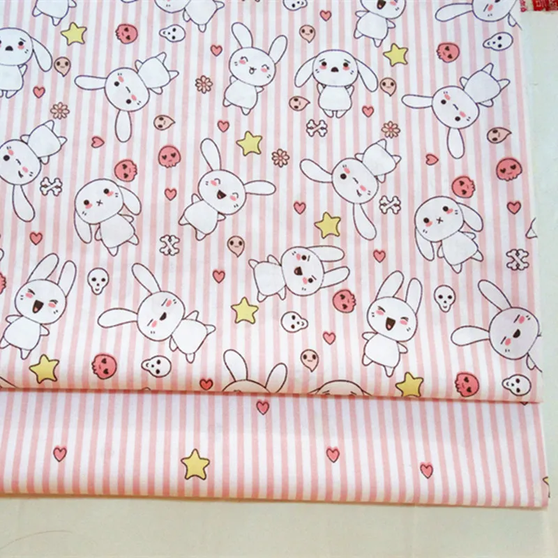 Pink Rabbit Patchwork Cartoon Cotton Cloth Of Handmade DIY Quilting Sewing Baby&Children Sheets Dress Material
Pink Rabbit Patchwork Cartoon Cotton Cloth Of Handmade DIY Quilting Sewing Baby&Children Sheets Dress Material
