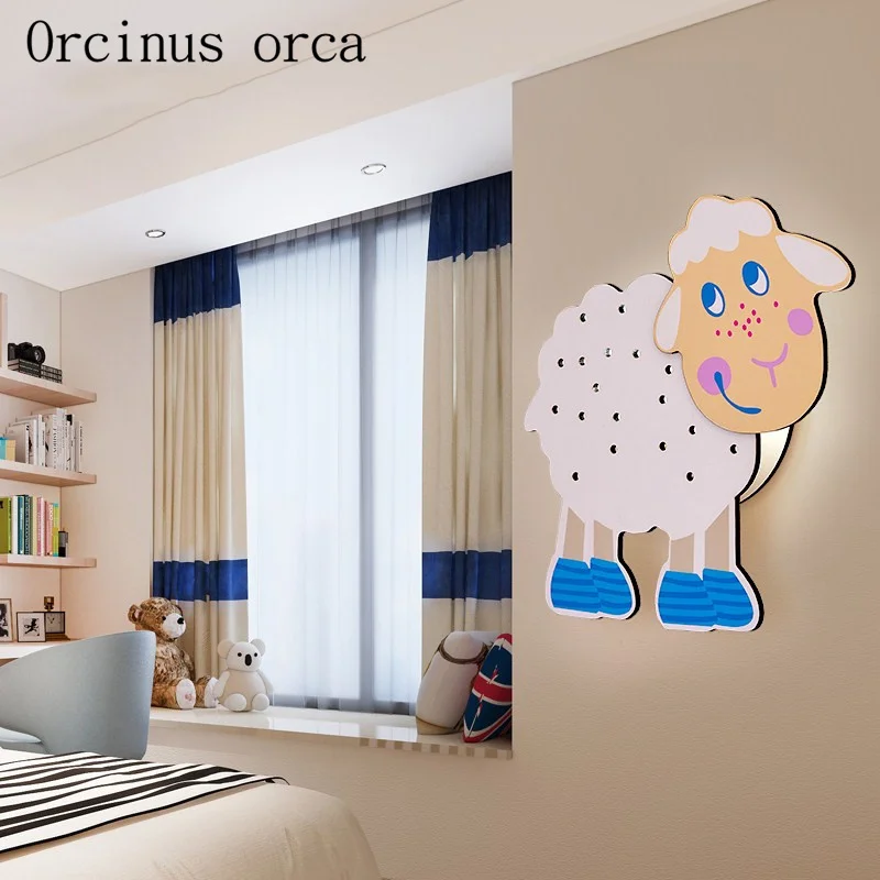 Modern cartoon sheep wall lamp children room boy bedroom bedside lamp creative warm cute cartoon animal wall lamp free shipping
Modern cartoon sheep wall lamp children room boy bedroom bedside lamp creative warm cute cartoon animal wall lamp free shipping