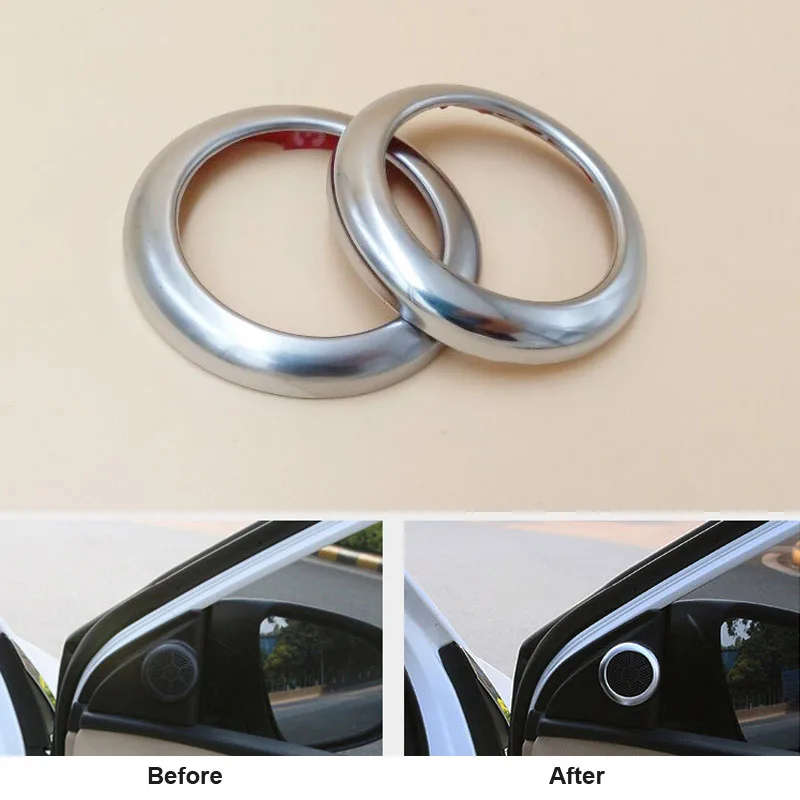 Car ABS Side High Tweeter Speaker Ring Sticker Cover Trim Fit For Toyota Corolla 2014-2018
Car ABS Side High Tweeter Speaker Ring Sticker Cover Trim Fit For Toyota Corolla 2014-2018