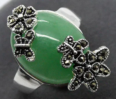 Free shipping lady's valentise gift 925 Sterling Silver Flower Marcasite Natural Green Ring Sz 7/8/9/10 5.29
Free shipping lady's valentise gift 925 Sterling Silver Flower Marcasite Natural Green Ring Sz 7/8/9/10 5.29