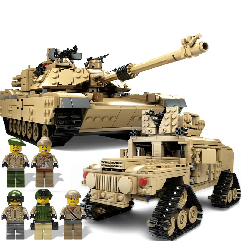 DIY военный M1A2 танк Кирпичи Abrams основная битва строительные блоки наборы модели 2 в 1 игрушки хорошо для детей навыки
DIY военный M1A2 танк Кирпичи Abrams основная битва строительные блоки наборы модели 2 в 1 игрушки хорошо для детей навыки