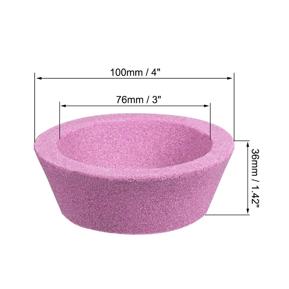 uxcell 1PCS 4inch Grinding Wheel for surface grinding ceramic tools 60 Grits 80 Grits Aluminum Oxide White Pink
uxcell 1PCS 4inch Grinding Wheel for surface grinding ceramic tools 60 Grits 80 Grits Aluminum Oxide White Pink
