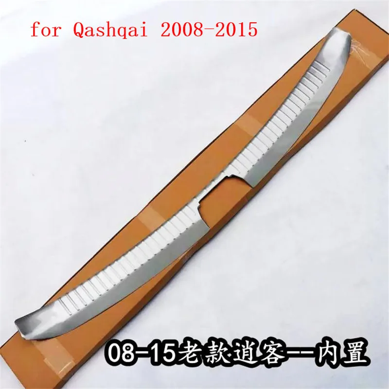Car styling Stainless Steel Rogue Rear Bumper Protector Sill Trunk Tread Plate Trim car-styling For Nissan Qashqai j10 2008-2015
Car styling Stainless Steel Rogue Rear Bumper Protector Sill Trunk Tread Plate Trim car-styling For Nissan Qashqai j10 2008-2015