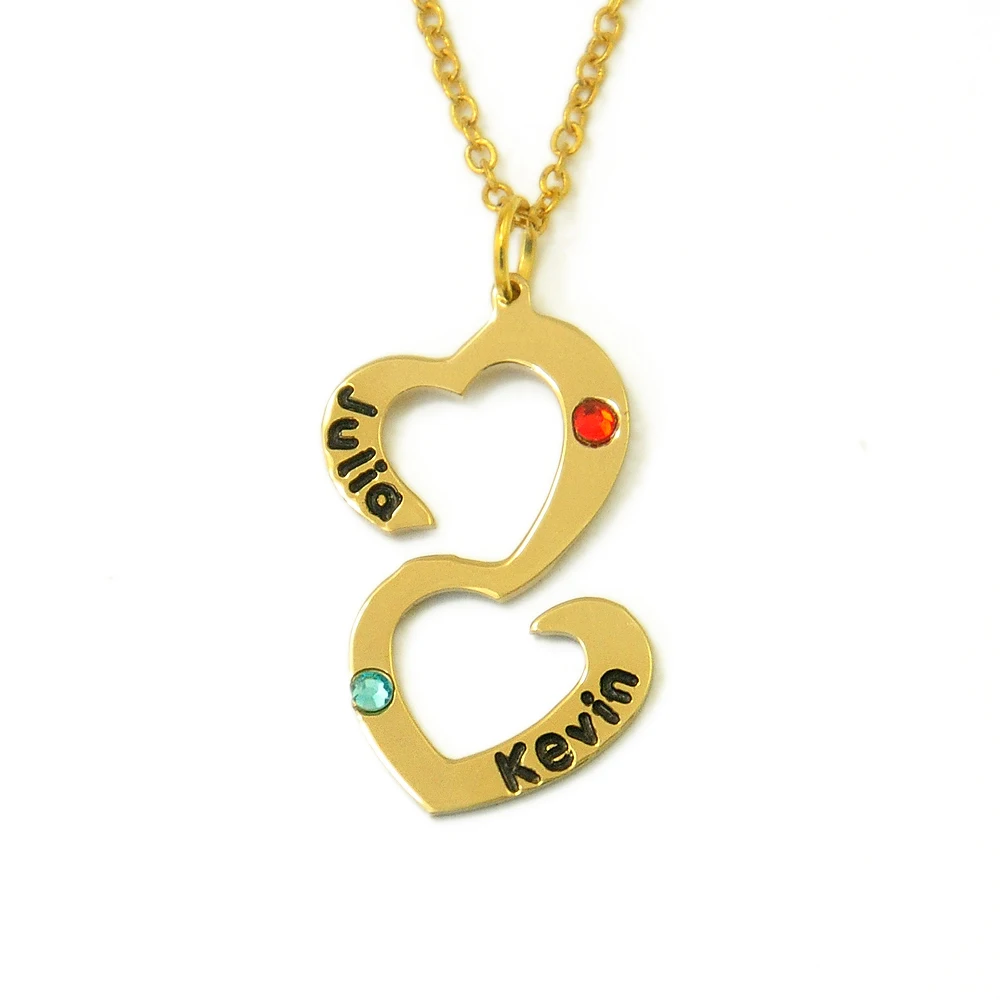 Custom Double hearts name necklace,Personalized Name & Birthstone Necklace,gift for her,Name Jewelry
Custom Double hearts name necklace,Personalized Name & Birthstone Necklace,gift for her,Name Jewelry