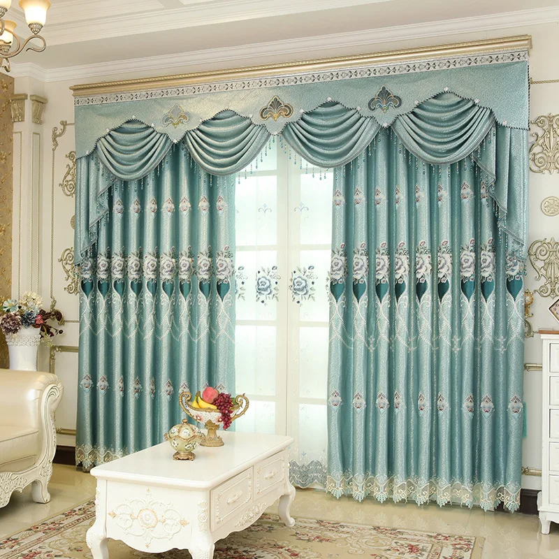 Modern Simple Embroidered Polyester Blackout Curtains Tulle For living Room Bedroom Kitchen Curtains Jacquard Drapes Home Decor
Modern Simple Embroidered Polyester Blackout Curtains Tulle For living Room Bedroom Kitchen Curtains Jacquard Drapes Home Decor