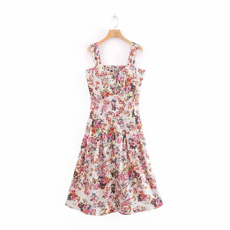 Summer Dress 2019 Women Dress Women Vestidos De Verano Robe Femme Fashion Floral Print Buttoned Pleated Large Dress
Summer Dress 2019 Women Dress Women Vestidos De Verano Robe Femme Fashion Floral Print Buttoned Pleated Large Dress