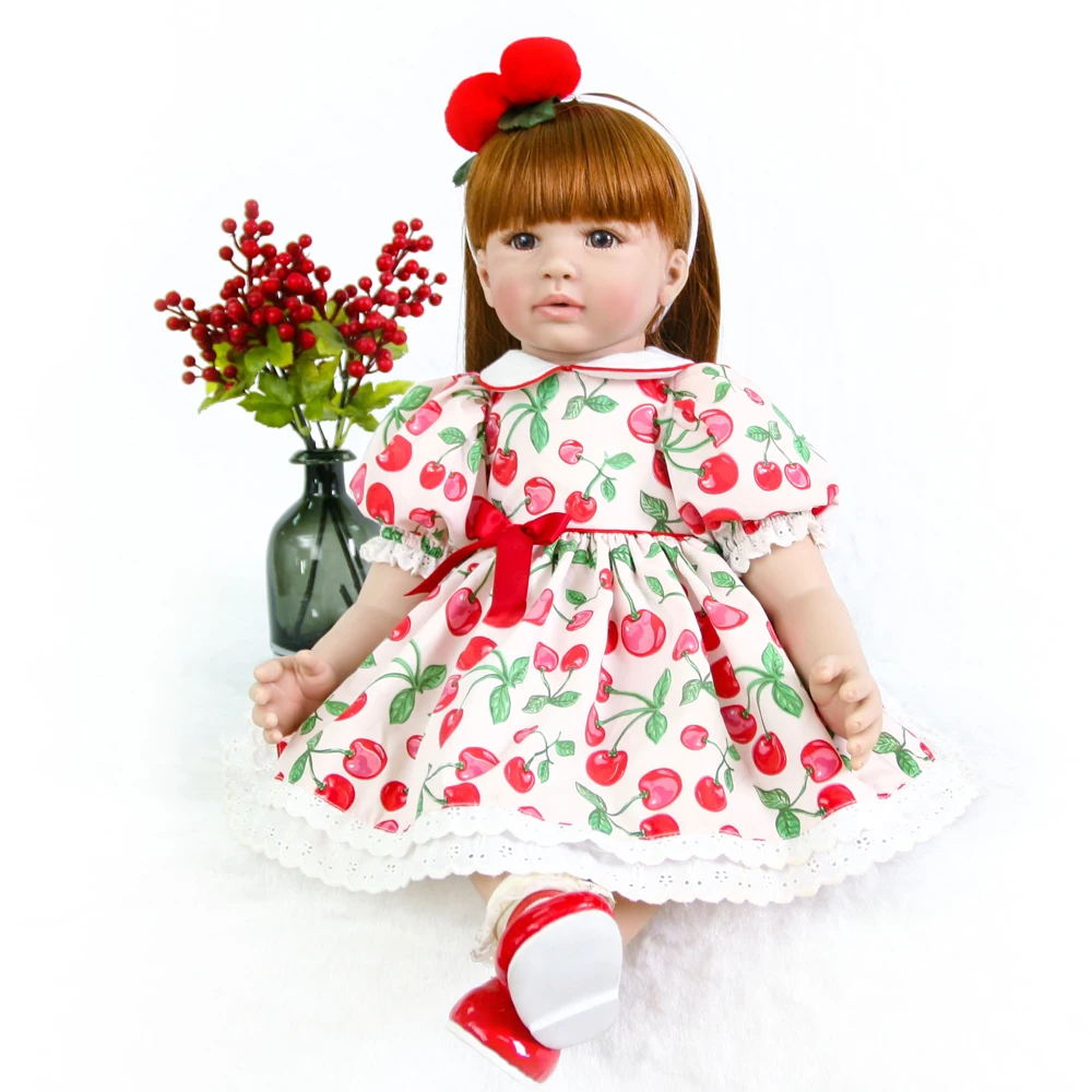 Bonecas 24'' large size girl doll reborn 3/4 silicone vinyl children play house toys Brown straight hair girl bebe reborn dolls
Bonecas 24'' large size girl doll reborn 3/4 silicone vinyl children play house toys Brown straight hair girl bebe reborn dolls
