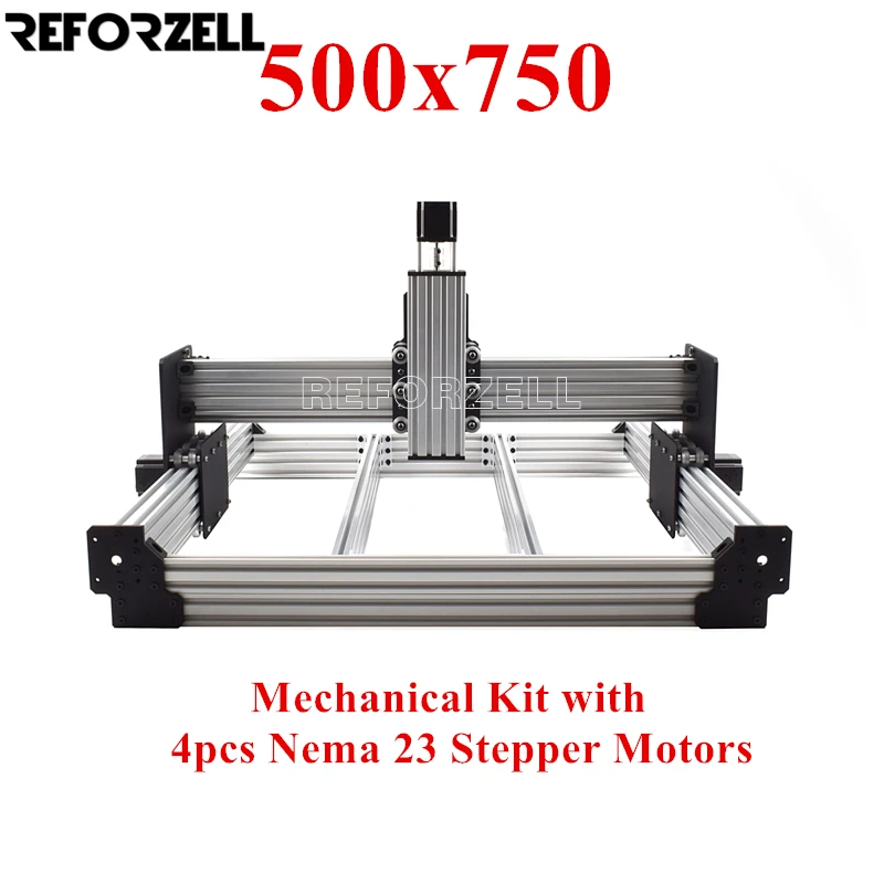 500mm x 750mm WorkBee CNC Router Machine kit CNC Milling Mechanical kit with 4pcs Nema 23 stepper motors
500mm x 750mm WorkBee CNC Router Machine kit CNC Milling Mechanical kit with 4pcs Nema 23 stepper motors