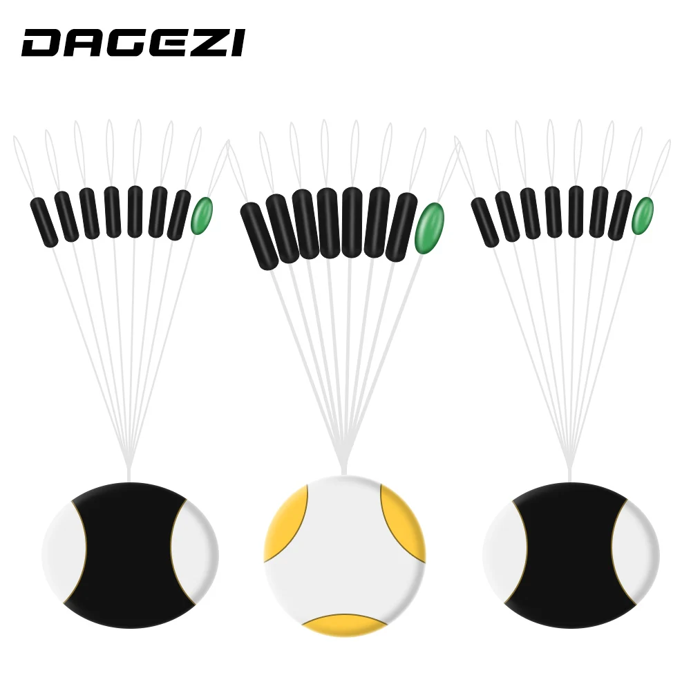 DAGEZI high quality 5pcs/lot Fishing Bobber Float 7+1 yellow Rubber Oval Stopper Space Bean Connector Fishing Tackle Accessories
DAGEZI high quality 5pcs/lot Fishing Bobber Float 7+1 yellow Rubber Oval Stopper Space Bean Connector Fishing Tackle Accessories