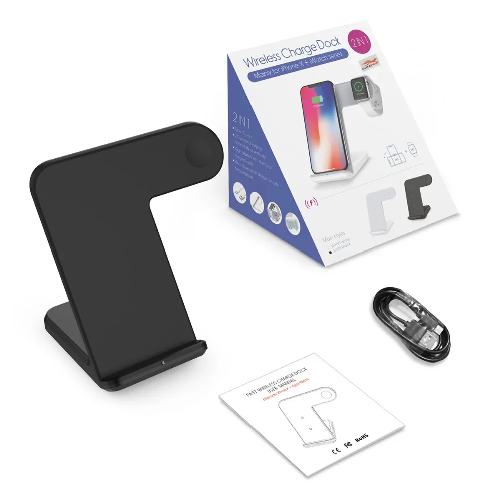 2 in 1 Wireless Charger for apple watch 2 3 4 Type C Port Fast Wireless Charging for iphone X 8 Plus Samsung S9 S8 note 8
2 in 1 Wireless Charger for apple watch 2 3 4 Type C Port Fast Wireless Charging for iphone X 8 Plus Samsung S9 S8 note 8