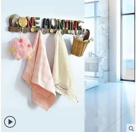 Country decoration wall hanging clothes hook coat hanger creative clothing store household porch door personality key hook
Country decoration wall hanging clothes hook coat hanger creative clothing store household porch door personality key hook
