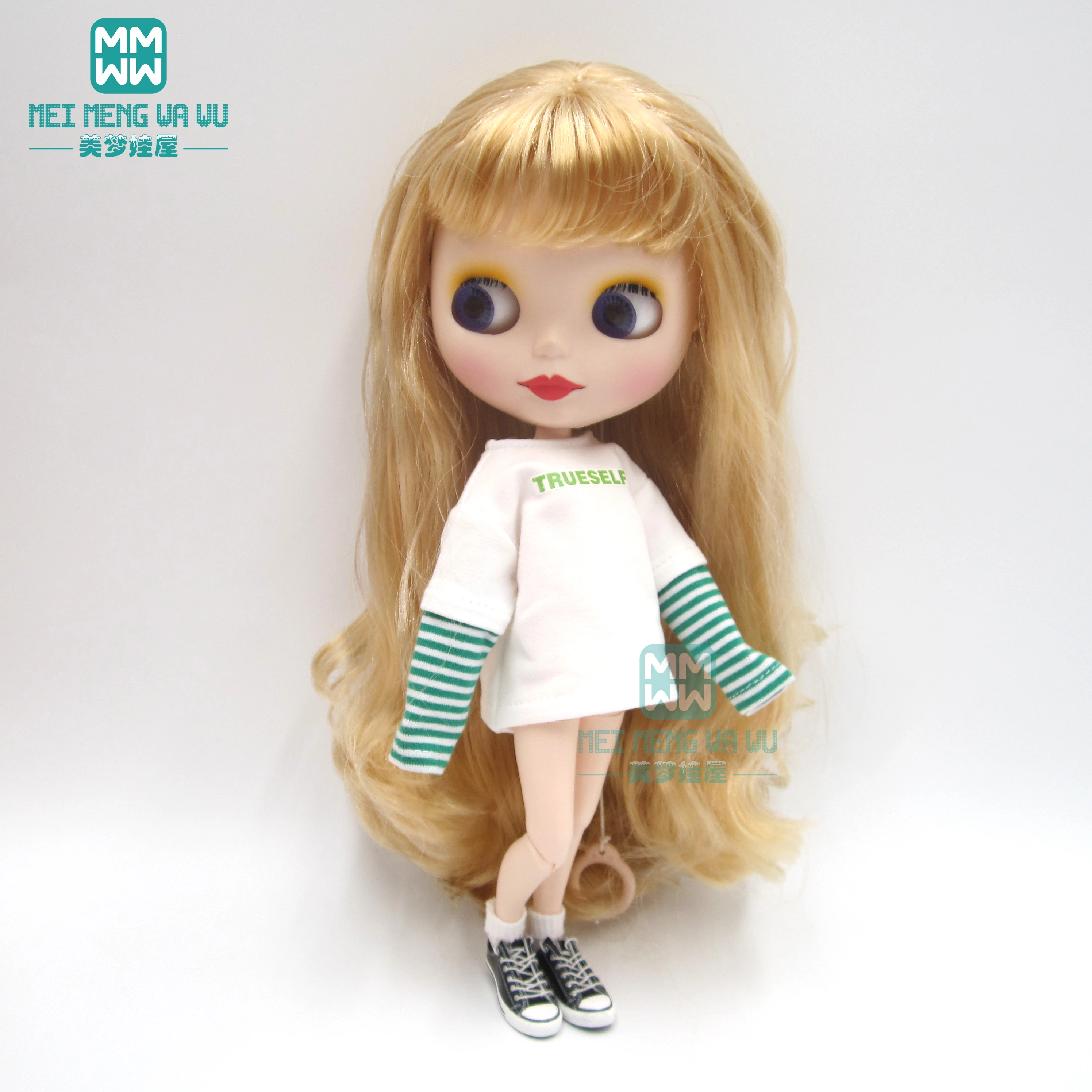 Одежда Blyth, модная футболка в полоску, повседневная одежда для Blyth Azone 1/6, аксессуары для кукол, 1 шт.
Одежда Blyth, модная футболка в полоску, повседневная одежда для Blyth Azone 1/6, аксессуары для кукол, 1 шт.