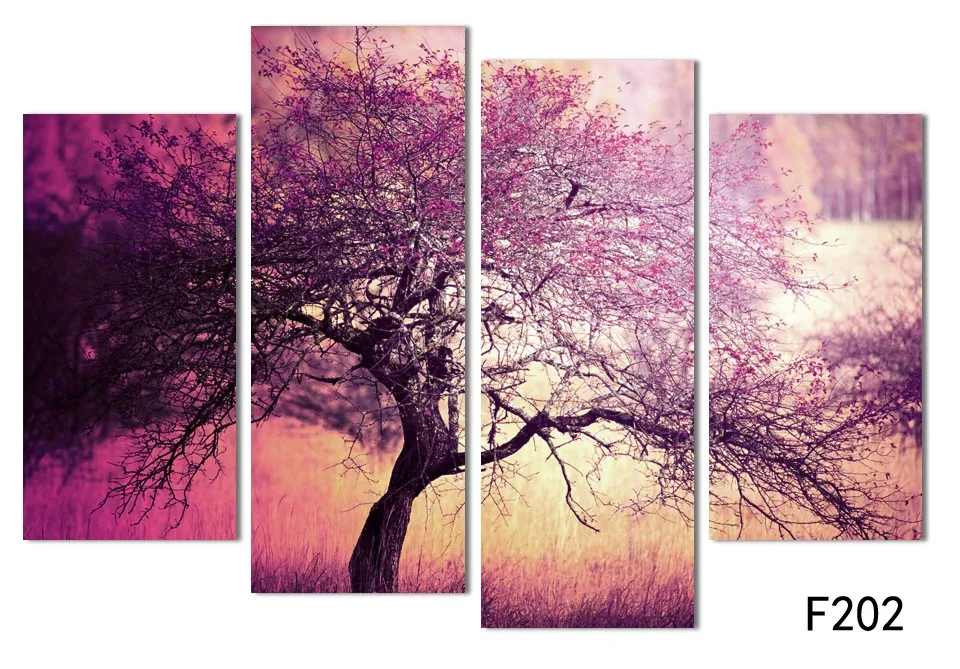 4 pieces unframed romantic purple tree scenery canvas painting printed picture for kitchen living room home decor
4 pieces unframed romantic purple tree scenery canvas painting printed picture for kitchen living room home decor